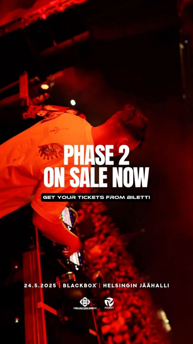 𝐏𝐇𝐀𝐒𝐄 2 𝐇𝐀𝐒 𝐁𝐄𝐆𝐔𝐍! ⚡

The clock is ticking, and tickets are moving fast! Festival season is around the corner, so don’t wait - lock your place at Finland’s hardest indoor festival before it’s too late 🏁 Get your tickets on Biletti and see you at Helsinki Ice Hall! In only 1,5 months it’s time to enter the Shattered Realm ☄️ 

𝐓𝐈𝐂𝐊𝐄𝐓𝐒 & 𝐈𝐍𝐅𝐎
Regular ticket - Phase 2 - 65 €
VIP-ticket - Phase 2 - 84 €
Link in bio 

VIP-ticket includes:
• VIP-bracelet
• Entry to event from fast VIP-line
• Own VIP-area
• Own toilet
• Own bar at the venue

𝐋𝐈𝐍𝐄𝐔𝐏
𝗔𝗳𝘁𝗲𝗿𝘀𝗵𝗼𝗰𝗸 - 𝗗-𝗦𝘁𝘂𝗿𝗯 - 𝗞𝗼𝗿𝘀𝗮𝗸𝗼𝗳𝗳 - 𝗠𝗶𝗶𝗮 𝗦𝗼𝗹𝗮𝗿 - 𝗡-𝗩𝗶𝘁𝗿𝗮𝗹 - 𝗣𝘀𝘆𝗸𝗼 𝗣𝘂𝗻𝗸𝘇 - 𝗩𝗲𝗿𝘁𝗶𝗹𝗲 - 𝗪𝗶𝗹𝗱𝘀𝘁𝘆𝗹𝗲𝘇 Hosted by 𝗠𝗖 𝗦𝘆𝗻𝗲𝗿𝗴𝘆

📷 @helivatajaphoto 

#genesis2025 #hardstylefestival #hardstylefinland #biletti #festivalseason #hardstyle #rave