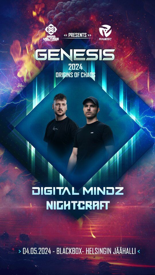 𝐆𝐄𝐍𝐄𝐒𝐈𝐒 𝐀𝐍𝐓𝐇𝐄𝐌 𝐔𝐋𝐊𝐎𝐍𝐀 𝐍𝐘𝐓 ⚡

Mestareiden @digitalmindz & @nightcraftnl anthem on nyt julkaistu skenen isoimmalla labelillä Dirty Workzillä! Katsokin, että osaat biisin kun se kuullaan kahden viikon päästä Helsingin Jäähallissa! ⚡

#artist #reels #anthem #genesis #originsofchaos #hardvoltageevents #hardvoltage #hardstylefinland #helsinki #hardstyle #rawstyle