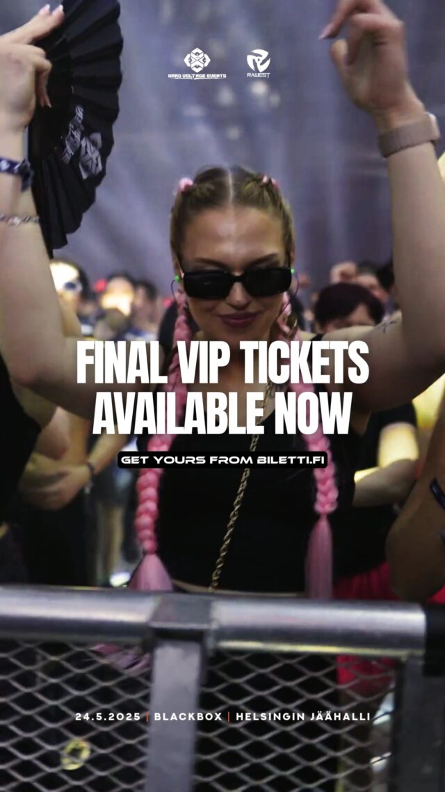 𝐅𝐈𝐍𝐀𝐋 𝐕𝐈𝐏 𝐓𝐈𝐂𝐊𝐄𝐓𝐒 𝐀𝐑𝐄 𝐍𝐎𝐖 𝐀𝐕𝐀𝐈𝐋𝐀𝐁𝐋𝐄 ⚡

Time is running out, and a very limited amount of the final VIP-tickets are now available. Only 10 days to go until this night arrives, are you ready?

Secure your tickets from biletti.fi ⚡

#genesis2025 #hardstyle #hardstylefinland #viptickets #hardvoltage